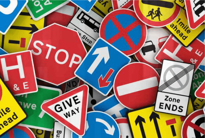 road sign